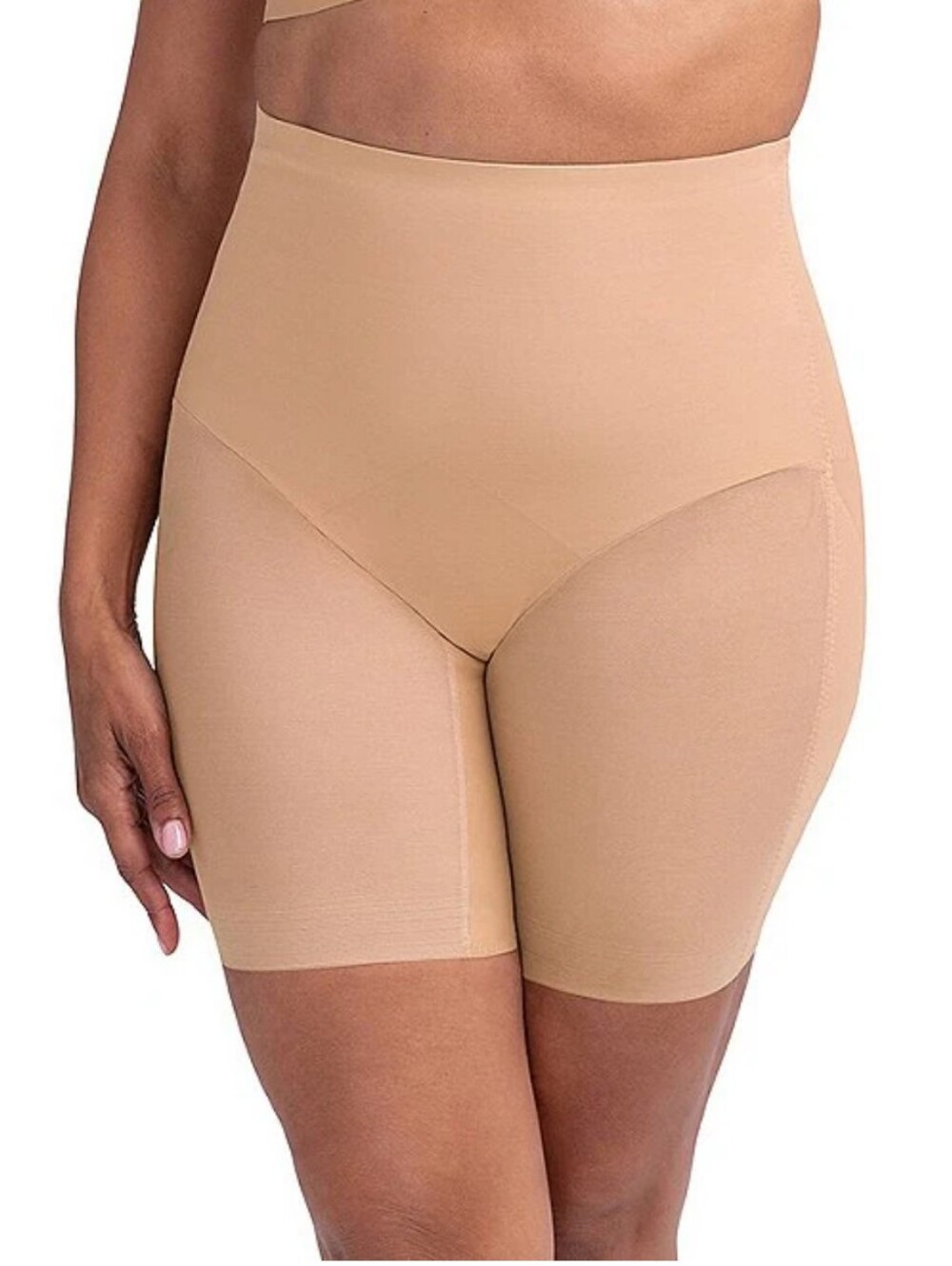Honeylove Mid Waist Short Sand Size XL Seamless Shapewear